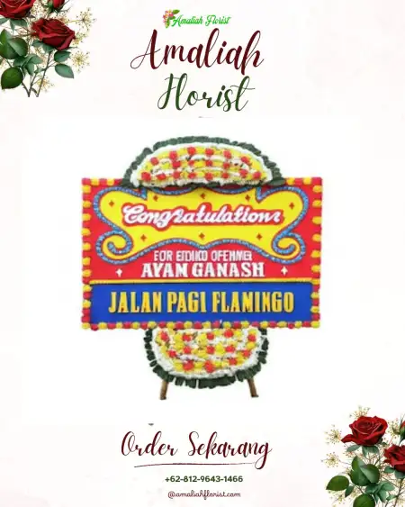 Sewa Papan Bunga Kawasan Perkantoran Cawang Jakarta Timur